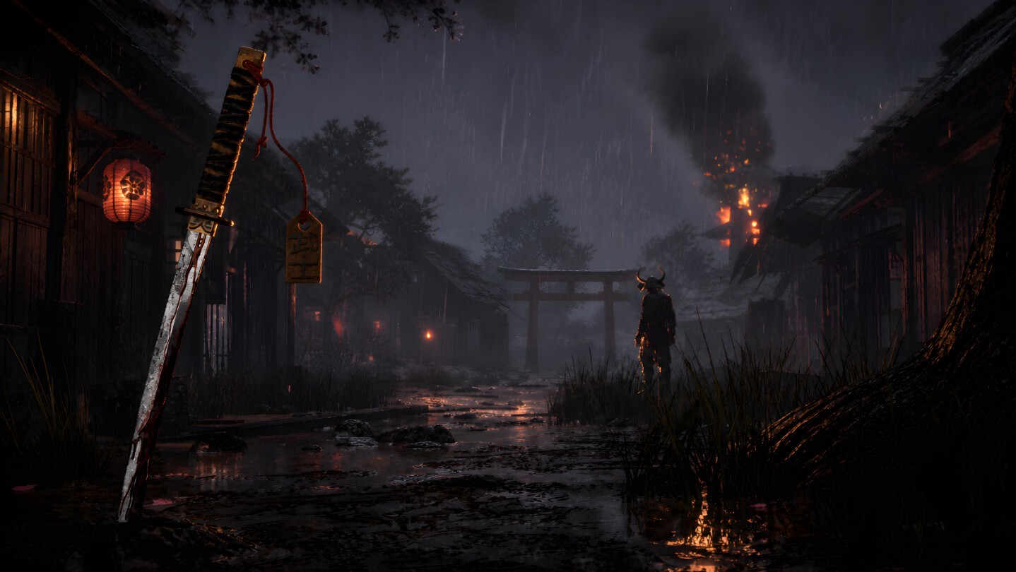 Samurai Ronin's Path feudal Japan battlefield atmosphere